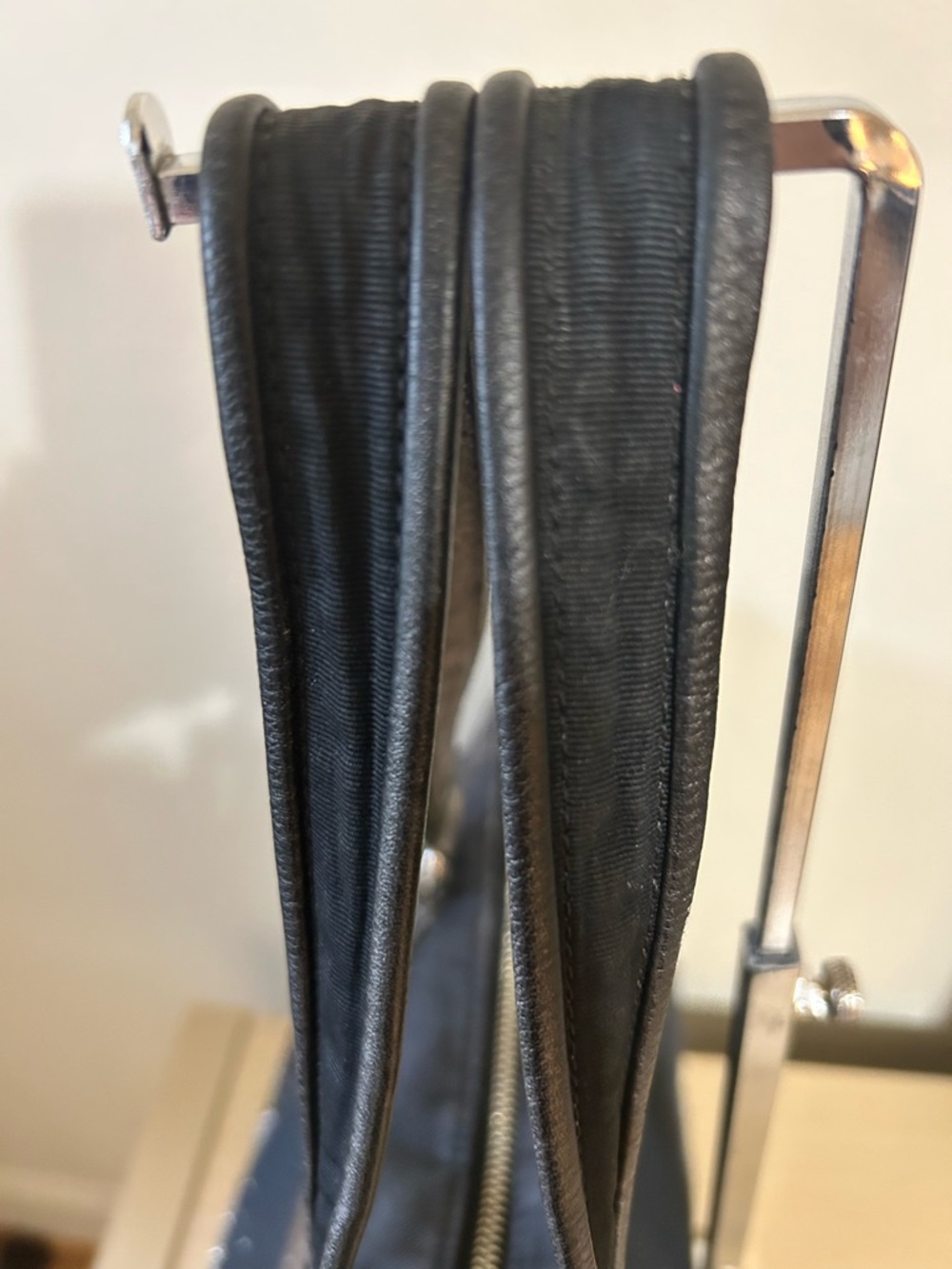 Coach Poppy Black Denim Rhinestone Tote 16319 - Picture 9 of 16